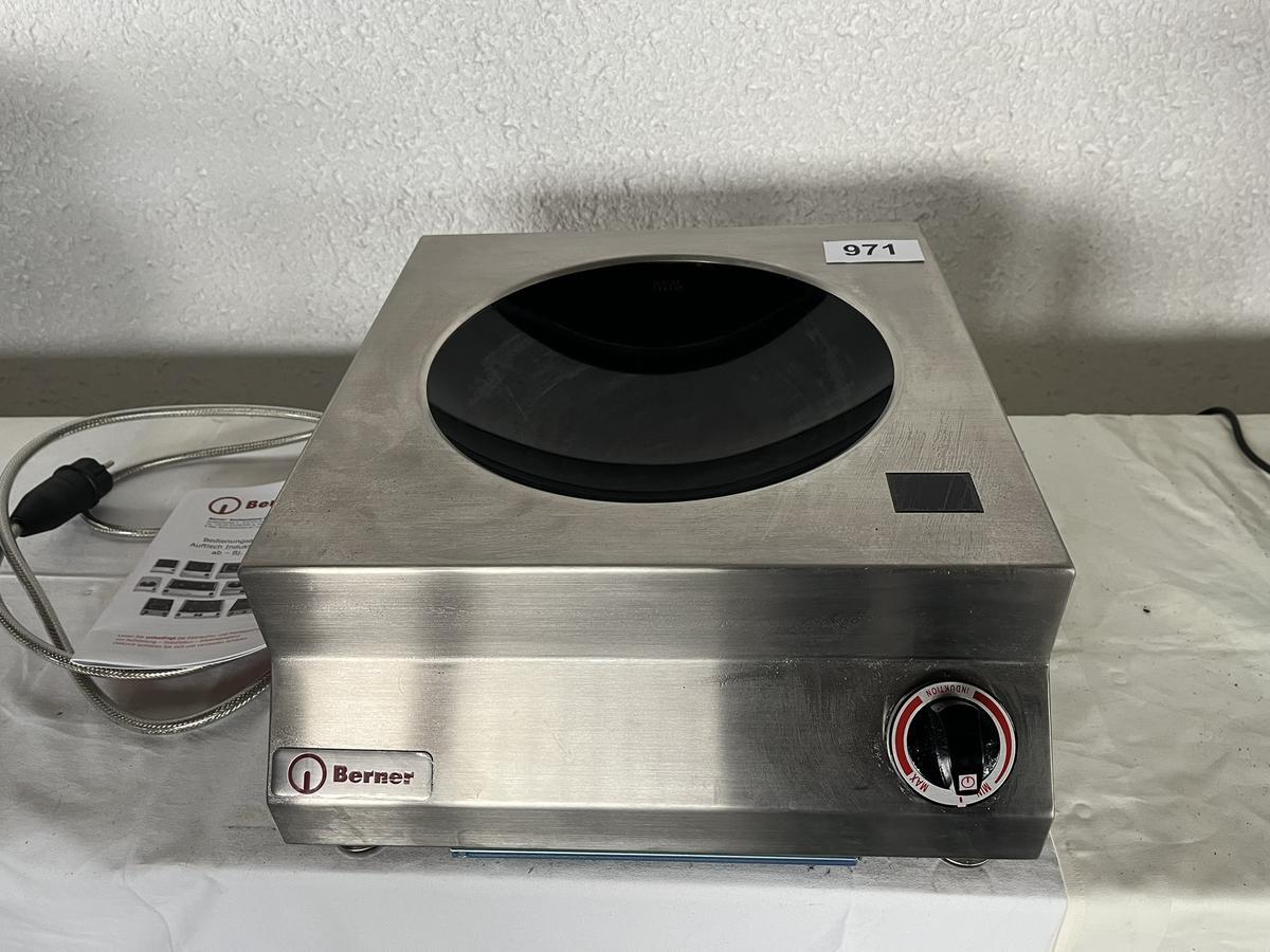 BERNER Auftisch Induktions Wok BWK 3.5 neu , im Karton